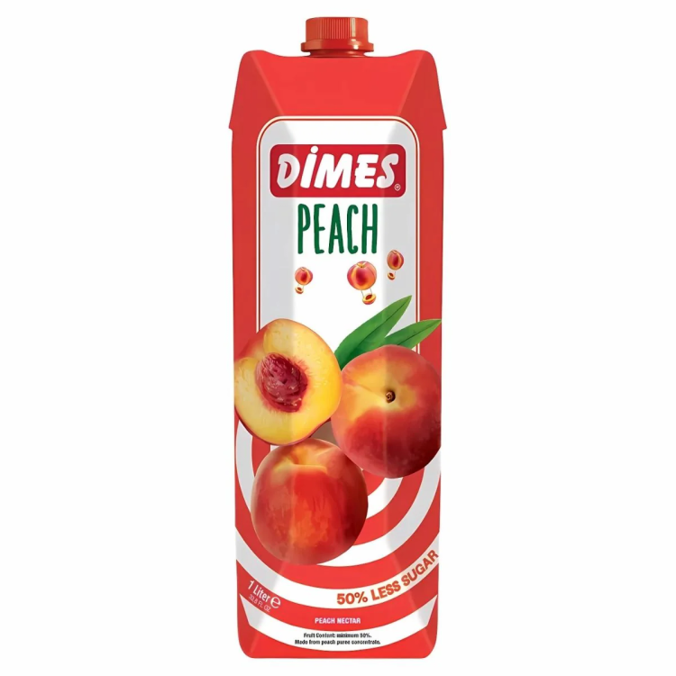 Dimes sok o smaku peach